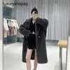 أعلى Maxmaras Teddy Bear Coat Womens Cashmere Coats 2024 Winter Lamb Woom New Wool Sheep Cut Fleece Silhouette Sighicle Excloy Length