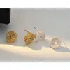 Stud Earrings Handmade Dough Twists Earings For Women Jewelry Punk Party Gown Runway Korean Japan