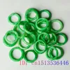 Cluster Rings Green Real Jade Natural Jewelry Burmese Jadeite Gifts Amulets Talismans Women Men Luxury Gemstone Accessories Emerald