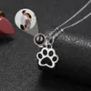 Collane Collana con proiezione personalizzata con foto personalizzate per donne Collana a forma di animali semplici Cane Gatti Animali domestici Regalo di compleanno per il giorno della memoria