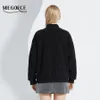 Jacken Miegofce 2022 Frühling Herbst Beliebte Kurze Damen Fleece Jacke Lose Faux Sherpa Frauen Mantel Baumwolle Kleidung Casual Parka C22869