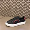 Mode Herren Designer-Schuhe Brief gedruckt Leder Casual Sneakers Walk Luxus schwarz grün Männer Sneakers Trainer Schuh mit Box