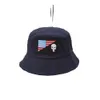 Versatile Flag Emblem Punisher Women Fisherman Cap National Solid Sunshade Hat, Foldable Hat