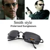 Óculos de sol Matrix Agent Smith Style Óculos de sol Homens Polarizados Condução Óculos de Sol Masculino Óculos de Sol Sem Aro Anti-Blue Ray Day Night Vision YQ240120