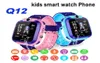 Q12 Dzieci Smart Watch SOS Telefon zegarek Smartwatch dla dzieci z kartą SIM PO WODYPROOM IP67 Prezent dla iOS Android5284686