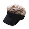 Ball Caps Modieuze Pruik Sport Hoed Comfortabele Baseball Cap Retro Design Zonwering Verstelbaar Met Spiked Hair