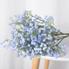 Fiori decorativi artificiali bianchi Gypsophila bouquet di seta finta festa di nozze accessori floreali fai da te decorazioni per vasi da tavolo per la casa