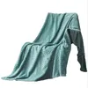 Filtar stor flanell fleece kast filt jacquard väv lämnar dekorativ stor tung lätt säng