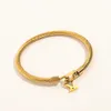 Luxury Bracelets Brand Letter Bracelets Designer Jewelry Women Gold Bangle Fashion Party Wedding Engagement Holiday Gifts