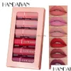 Makeup Sets Handiayan 6 Colors/Box Nude Veet Lipstick Kit Cosmetics Cream Matte Lip Stick Set Waterproof Silky Matt Balm Pencil Drop Dh53G