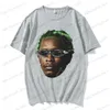 Mężczyzny Moda Moda Popularny raper Young Thug Graphic T-Shirt Men Men Kobiet Hip Hop Street Style T Shirt Summer Oversize Casual Short Sleeve TEE T240122