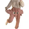 Women's Sleepwear Unisex Plush Animal Pajama Bottoms For Couples Soft Winter With Fun Elephant Face And Ears