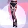 Meias Hosiery Óleo Brilhante Cintura Alta Pontos Mini Saia Com 4 Alças Mulheres Sexy Lingerie Set Metal Clips Garter Belt Com Coxa Alta Meia YQ240122