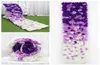 3D 2M Silk Rose Peony Roll Up Artificial Flower Wall Panel Wedding Backdrop Decor Party Event Baby Shower Flower Runner Custom2726865