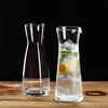 Bottiglia d'acqua in vetro trasparente per uso domestico europeo di grande capacità Vaso per miscelazione di vino Decanter Bar riutilizzabile 06L 15L 240122