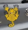 Funny car sticker The cartoon Garfield the reflective stickers5535656