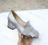 Designer klänningskor blondie kvinnor höga klackar sandaler marmont loafers fest klänningskor mocka guld silver svart läder plattform loafers