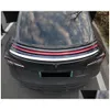 Andere auto-onderdelen Modely Kofferbak Wing Spoilers Voor Tesla Model Y Spoiler Abs Koolstofvezel Mat Glanzend Originele Fabriekstoegang Dhvf Dhqd8