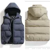 lu Mens Outfit Down Jacket Vest Hoodies Parkas Vest Jacket Tops Ladies Outerwear Coats Winter Coat Puffer Casual Warm Detachable