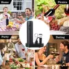 Electric Wine Bottle Opener Rechargeable with Charging Base Oneclick Button Automatic Red Corkscrew Party Bar Lover 240122