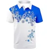 Модная футболка-поло с принтом тай-дай для мужчин, повседневная простота, блузка с лацканами в стиле Харадзюку, одежда для гольфа на открытом воздухе, летние виды спорта с коротким рукавом