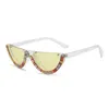 Lunettes de soleil Marque de luxe nuances claires lunettes de soleil femmes concepteur demi-monture strass diamant lunettes rétro Bling lunettes de soleil hommes UV400 YQ240120