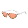 Lunettes de soleil Marque de luxe nuances claires lunettes de soleil femmes concepteur demi-monture strass diamant lunettes rétro Bling lunettes de soleil hommes UV400 YQ240120