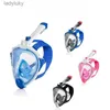 Diving Masks Diving Mask New Full Dry Folding Snorkeling Mask Breathing Tube Snorkeling Three Pieces Swimming Workout DevicesL240122