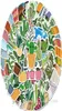 45 pçslot inteiro vsco bonito aquarela cactus e plantas suculentas adesivos plantas verdes adesivo para meninas presentes caderno luggag6990372