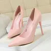 Zapatos de vestir Zapato Mujer Bombas Moda Tacones altos Negro Rosa Blanco Boda Damas Stiletto 2024