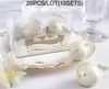 20pcslot10sets Love Birds Wedding favors of Feathering the Nest Ceramic Birds Salt Pepper Shakers Baby Shower Party Favors5673772