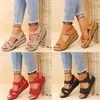 Sandals WTEMPO Women Soft Bottom Wedge Heels Summer Shoes Platform Sandalias Mujer Elegant Wedges