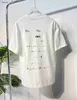 Designer T-shirt hommes marque vêtements pour hommes haut d'été mode lettre logo impression col rond homme chemise Jan 22