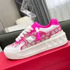 Män casual skor Nya kvinnors skor designer sko läder snörning sneaker lady plattform springa tränare tjocka suled kvinna gym sneakers storlek 35-39-42-45 US4-US10 med låda