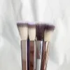 Platta kontursmakeupborstar Swirl Power Bronzer Cosmetic Brush med tätt syntetiskt hår för konturering 240119