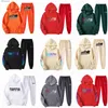 Tracksuit Mens Tech Trapstar Track Suits Hoodie Europe American Basketball Football Rugby Tvådelar med kvinnors långärmade jackabyxor WN1S