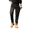 Herenjeans Oversized Veelzijdig Winter Lente Denim Loszittend Retro Kleine broek groot formaat