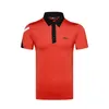 Men's Golf T-shirt Summer Sports Golf Apparel Short Sleeve Shirts Dry Fit Breathable Polo Shirt for Men