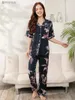 Dames slaap lounge dames viscose s-xxxl pyjama's set korte mouw losse comfortabele lange broek huis slijtage slaapkleding pyjama's voor lady lougewearl24012222