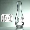 600–1700 ml, kreatives Herz, bleifreies Kristallglas, Weindekanter, Linlang Whisky-Behälter, personalisierter Topf, Geschenk 240122