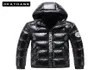 Men039s Down Parkas 20 Degree Puffer Jackets Winter Letter Print Jacket Male Tops Bright Waterproof Padded Hooded Men Fluffy1115132