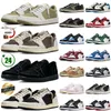 jumpman 1 low basketball shoes 1s lows Olive Reverse Mocha Bred Toe Black Cement Panda Shadow Toe Wolf Grey mens trainers women sneakers sports