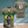 2024New Mens Camisetas Exército-Veterano 3D Impressão Soldado Americano Casual Pescoço Redondo Solto Manga Curta Camuflagem Comando Roupas Masculinas Nize Max Xxs-6Xl 193