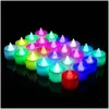 Party Decoration Birthday Candles Lights Creative Led Light Decorative Love Candle Lamp Romantic Outdoor Drop Delivery Home Garden F Dh9Wd