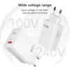 Caricabatterie per telefoni cellulari Caricatore USB da 120 W GAN Caricatore rapido a ricarica rapida 3.0 per 15 14 Pro Max Adattatore per caricabatterie per telefono cellulare Samsung S22 13