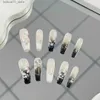 False Nails Press On Nails Toe Nails Tips Gelngel Tips Nail Art Christmas Gift for Girl Firl Girl Sexig UAS ACRILICAS Q240122