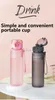 water Bottle 500 ml gourde Sport Shaker mignon bouteille d'eau école créative Fitness plastique jus sain en bouteille thé bouteilles d'eau bouteille d'eau 240122