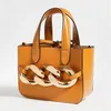 Petite chaîne épaisse dames handbag2021Trend Simple Design Women Messenger Sac pu Leather Women's Bag de femme