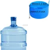 ウォーターボトル5PCS 55mm水ボトルスナップキャップ交換3および5ガロンの非酔っている水差しキャップ再利用可能な非流出キャップアンチスプラッシュピール240122