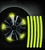 20pcs Car Wheel Hub Tire Rim Reflective Strips Luminous Sticker for Night Driving CarStyling Accessories4161444